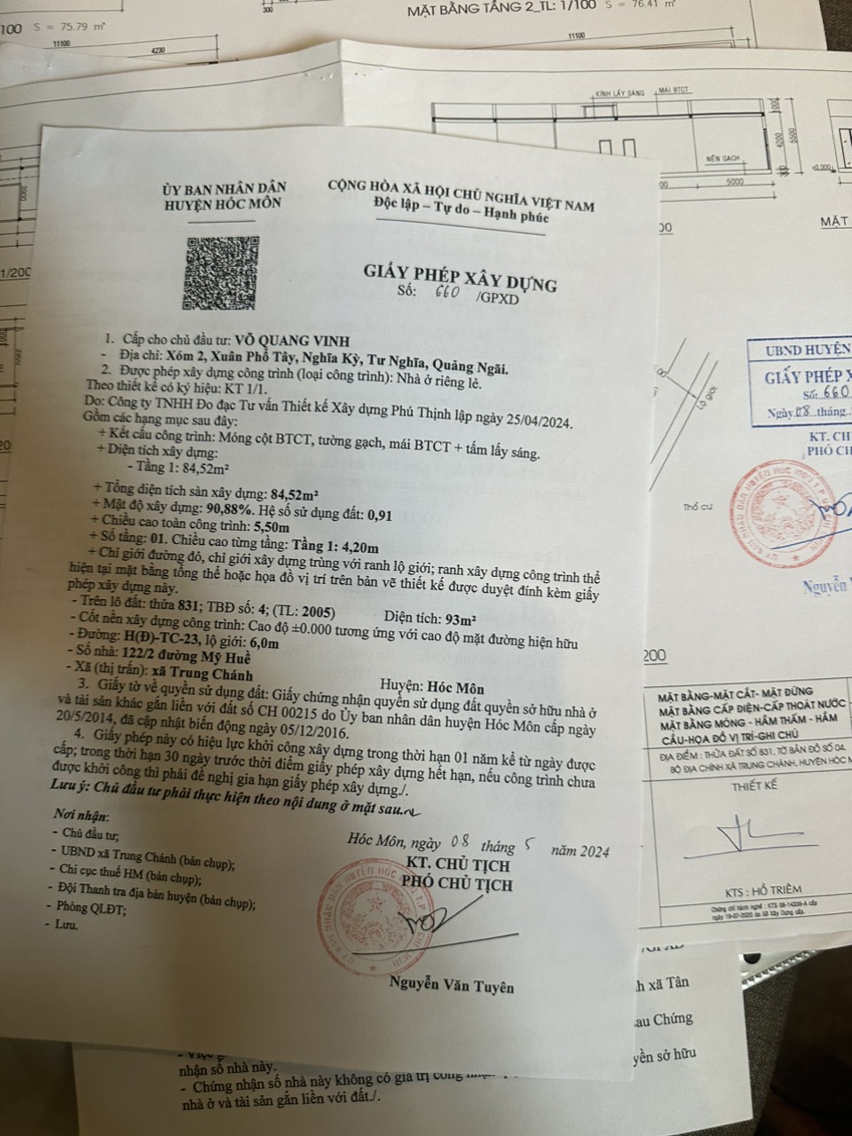 Xin giấy phép xây dựng xã Xuân Thới Sơn