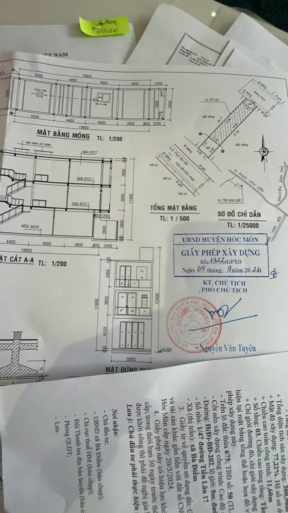 Xin phép xây dựng xã Đông Thạnh